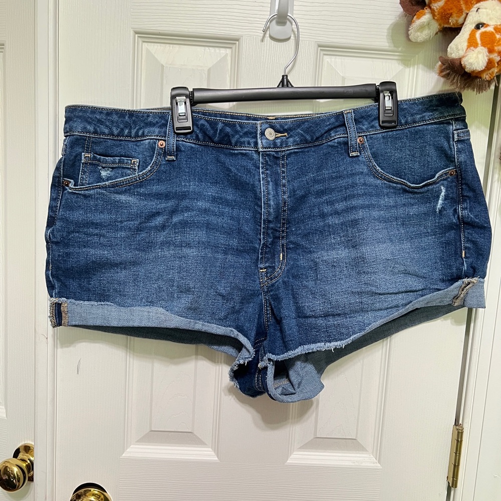 Old Navy Blue Jean Shorts Relaxed Fit
